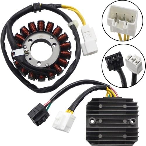 Motorcycle Stator Coil + Voltage Regulator Rectifier For Honda SH125 SH150 PES125 PS125 PES150 PS150 31120-KTF-640 31600-KTF-641