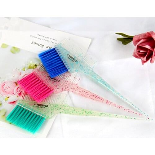 Glitter Hair Color Brushes Rounded Hair Color Brush Hair Dye brush and comb for Hair Dye and Root Touch Up