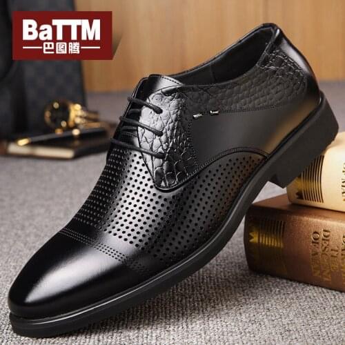 Batuton Summer Leather Shoes Mens Leather Shoes Leather Mens Shoes Mens Original Chaussure Homme Zapatos De Hombre