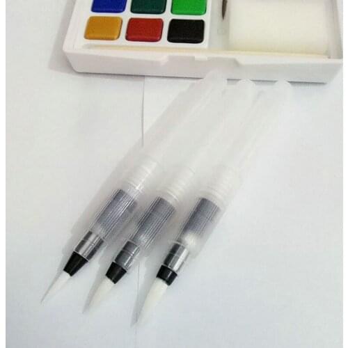 Refillable Water Brush Ink Pen for Water Color Calligraphy Painting Illustration Pen Office Stationery