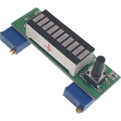 LM3914 Blue 10 Segment 3.7V Lithium 12V Battery Capacity Indicator Module Power Level Tester LED Display Electronic Diy Kits