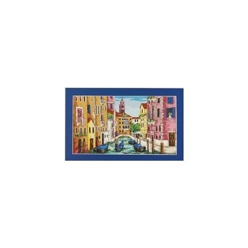 YIXIAO Counted Cross Stitch Kit Cross stitch RS cotton with cross stitch Haejbgqs Magazine - riverside scenery
