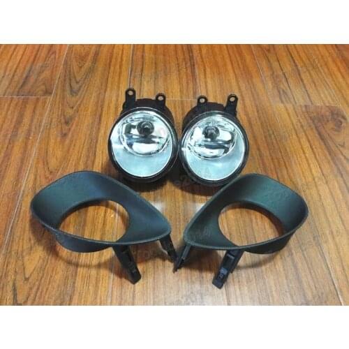Clear Lens Fog Lights With Fog Lamp Covers Set For TOYOTA YARIS 3DR 2006-2010