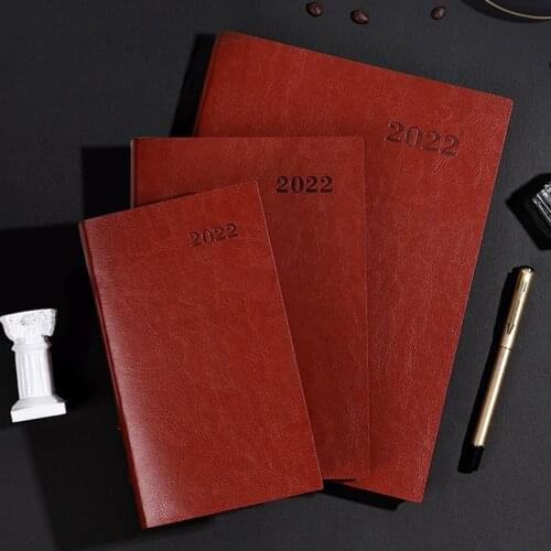 Agenda 2022 Planner Organizer B5/A5/A6 Notebook and Journal Office Diary Notepad Soft Sketchbook Daily Plan Stationery Note Book