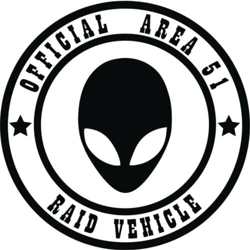 RuleMylife Official area 51 vinyl car stickers for volkswagen bmw e46 bmw e90 passat b6 car sticker automobile car accessories