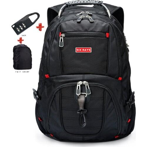 Brand Swiss Laptop 15.6" Backpack External USB Charge Swiss Computer Backpacks Anti-theft Backpack Waterproof Bags for Men Women