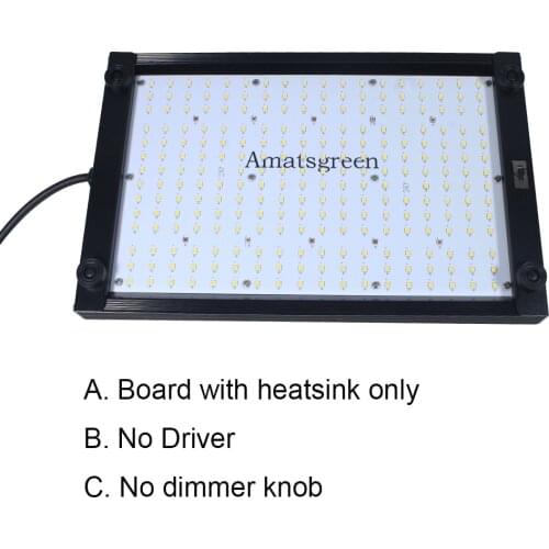 Samsung LM301H Quantum LED Grow Lights Board 120W Full Spectrum UV IR Grow Lamp, PCB Board with Heatsink only, Without Driver