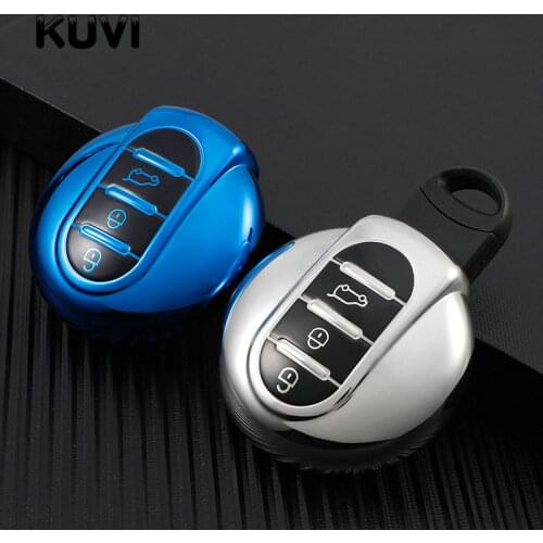 Car Styling TPU Key Case Cover Chain Colorful For BMW Mini Cooper JCW F54 F55 F56 F57 F60 Clubman Countryman Car Accessories