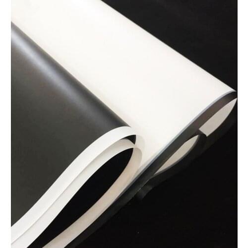 20pcs/lot Black White Flower Wrapping Paper Rose Wedding Christmas Decoration Paper Bouquet Packaging Material