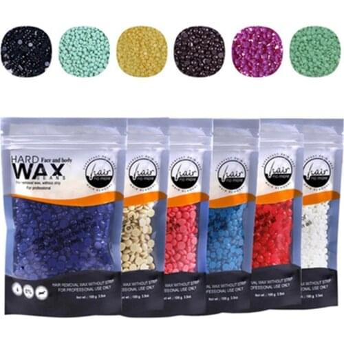 100g/Pack Wax beans Depilatory Hot Film Wax Pellet Removing Bikini Face Hair Legs Arm Hair Removal Bean Unisex