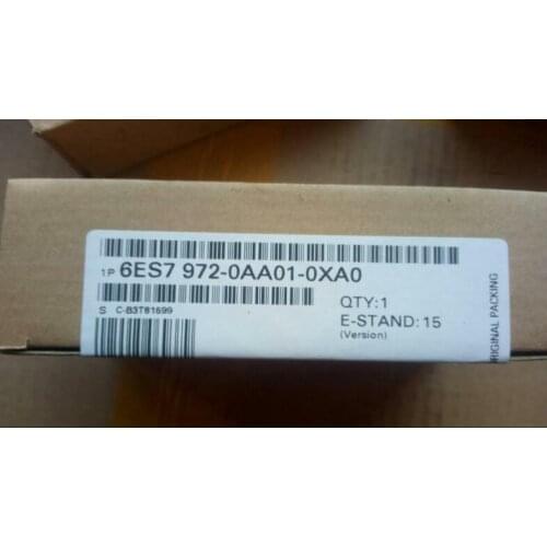 1PC New 6ES7972-0AA01-0XA0 In Box Siemens PLC free shipping