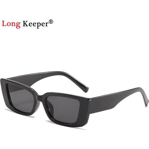 2021 Square Lady Sunglasses Luxury Brand Travel Small Rectangle Sun Glasses Men and Women Eyeglasses Vintage Retro Black UV400