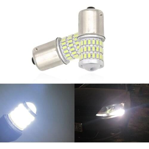 2x 1156 CANbus BA15S/P21W S25 Led Daytime Running Lights DRL Bulbs For VW Sharan 7N 2010-2018 Auto Daylights