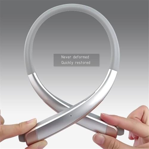 HBS-1100 Stereo Bluetooth Headphone Binaural Hand-free Neckband Earphones Fashion Mini Wireless Headset