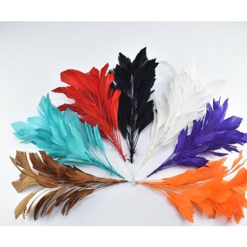 1 Bunch Goose Feather Flower Wedding Corsages Pheasant Feathers for Crafts DIY Headdress Wedding Decoration Accessories Plumes