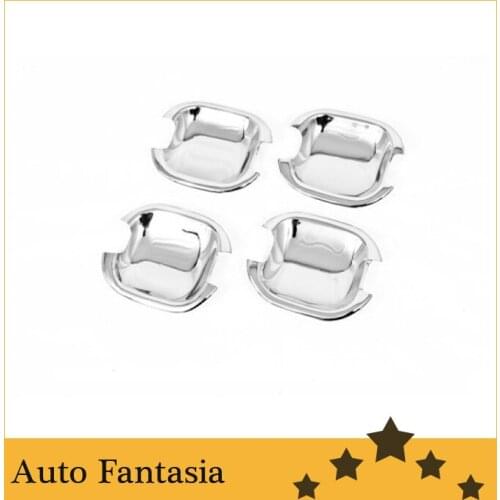 Chrome trim strips car accessories chrome door cavity cover-for Toyota Yaris Sedan / Vios 06-09- free shipping