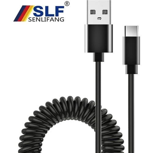 SENLIFANG USB Type C Cable For Xiaomi Mi5 Spring 5V 2.4A Fast Charging Data Type-C Cable for OnePlus 2 Type C Cable for Samsung