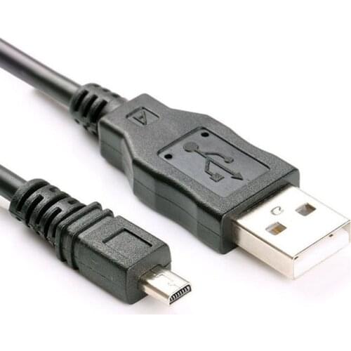 1.5M 8Pin Camera Cable USB Data Cable 8 Pin Charging Cord Charge for Olympus Pentaxist FinePix For Sony Nikon Coolpix