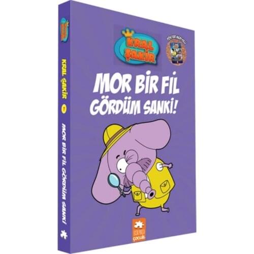 Kral Şakir Purple A Elephant Saw As If Children Book-Turkish Children Book