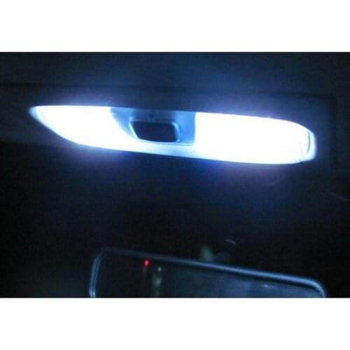 BBQ@FUKA 4Pcs Car Reading Light Replacement LED lamp White 31MM 5050 6SMD Dome Interior LED Light DE3175 3021 6428 Fit for Honda