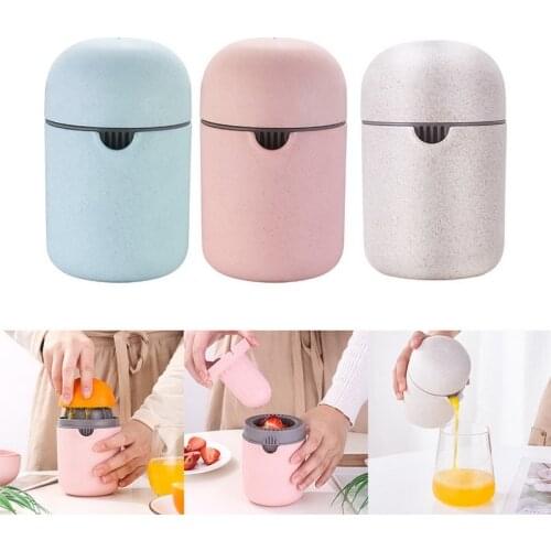 MINI Hand Juicer Citrus Orange Squeezer Lid Rotation Press Anti-Slip Reamer for Lemon Lime Grapefruit small Household juicer