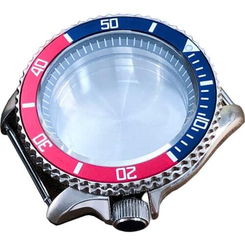 42mm Stainless Steel Men Sapphire Watch Case Fit For NH35/NH36 Movement