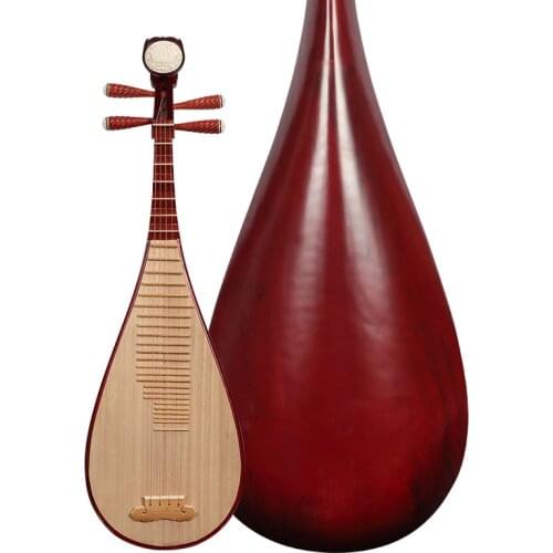 Beginners of Mahogany Pipa National Musical Instruments Childrens Adult Plush Musical Instruments