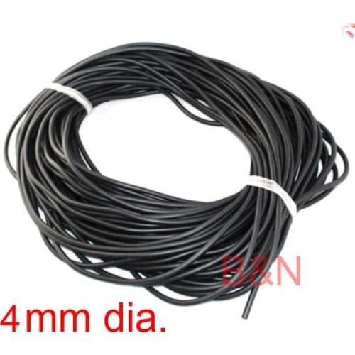 4mm diameter FPM FKM RUBBER STRIP Fluoro Rubber round bar, o type Viton Seal strip anti corrosion Fluorous Viton rubber rod