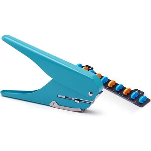 Hand-held Mushroom Hole Puncher Paper Cutter Loose-leaf Manual Punching Machine for Office Home Students UY8