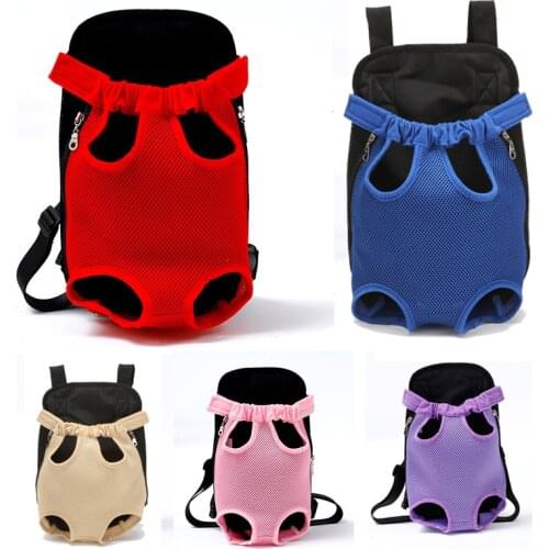 Mesh Pet Dog Carrier Backpack Outdoor Travel Carrier Products Breathable Shoulder Handle Bags For Small Dog Cats Chihuahua