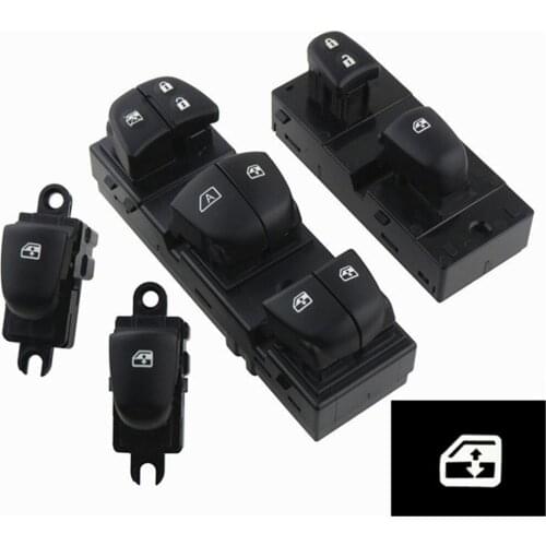 Brand New Button Power Master Window Switch Set With White Light 25411-1KL5A-B 25401-3SH0A-B For Nissan Tiida Altima Sylphy