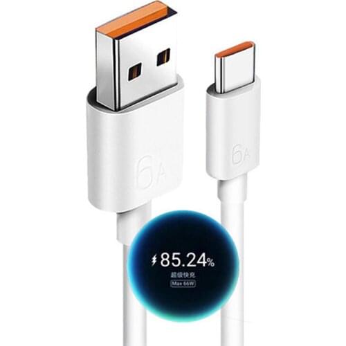 For Huawei 6A Supercharge Type C USB Cable 65W Charger Cable For Mate 30 40 Pro P20 P30 P40 Pro Nova 8 Se Honor 30 30S V30