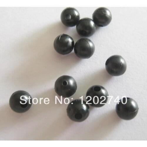 1000 x 8 mm Soft Tapered Bore Beads in Black-Carp Terminal End Tackle for Carp Fishings