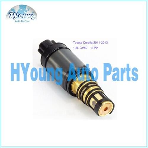 2 Pin Connector A/C Compressor Electronic Control Valve for Toyota Corolla 1.8L 2011-2013
