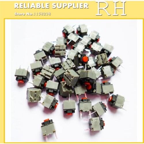 20PCS/lot KAILH Square silent mouse micro switch Silent jog 2PIN