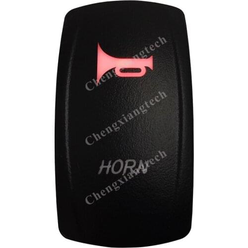 5 Pins Momentary ON OFF SPST Horn Rocker Car Boat 12v 24v Red Led Toggle Switch for Carling ARB Narva 4x4 Style