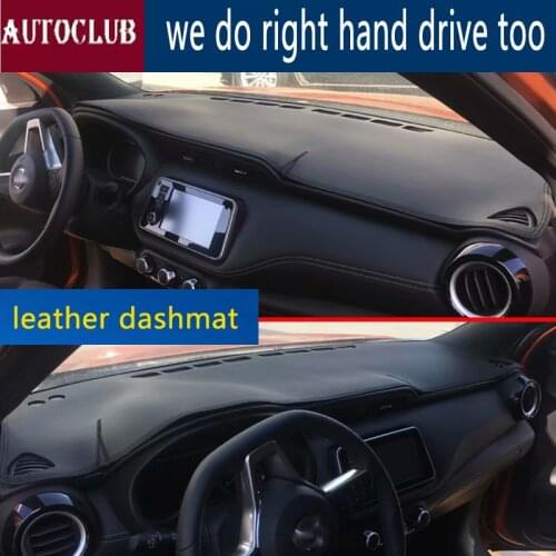 For Nissan Kicks 2016 2017 2018 2019 Leather Dashmat Dashboard Cover Pad Dash Mat SunShade Carpet LHD+RHD