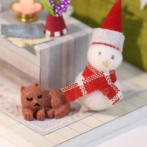 Miniature Dollhouse Kit Creative House W/LED 3D Puzzle Building Toy Furniture