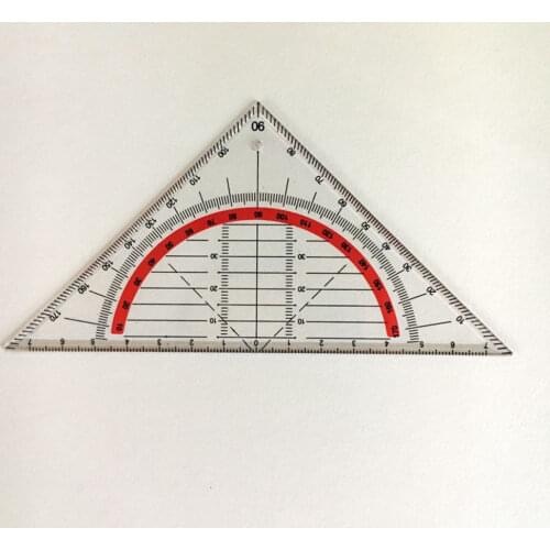 15cm Multi-function Square Triangle Scale Rulers Engineering Ruler Stationery Office Students Protractor Measurement Rulers
