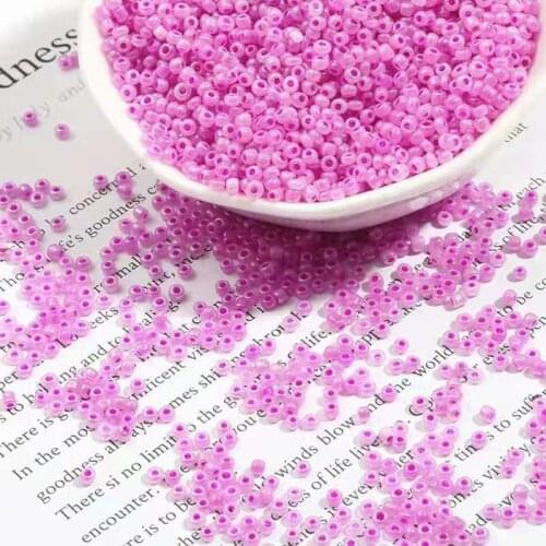 1000pcs/Lot New Cream Series Rice Beads Loose Beads Diy Material Bag Handmade Beaded Braided Bracelet Traction Rope Accessoriess