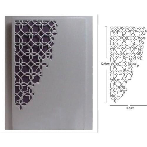 Rectangle Fretwork Etched Semicircle Dies Nested Multiple Inner Frame Cutting Dies Craft Cut Die Embossing Stencil Scrapbooking