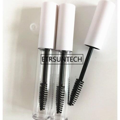 10ml Empty Bottle Black Eyelash Tube Mascara Cream Vial/Container Fashionable with white Lid F1304