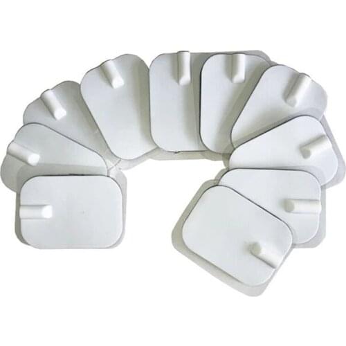 Silicone&Gel Electrode Pads Tens Electrodes Digital Therapy Machine Massager 2mm Plug with 6x4cm Nerve Stimulator 10/20pcs Set
