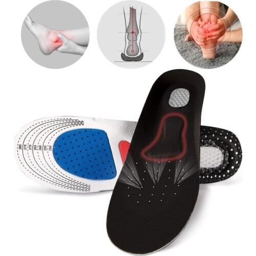 Shoe Insoles for Men & Women Plantar Fasciitis Orthotic Inserts Shock Absorbing Anti Fatigue for Walking Runing and Sports