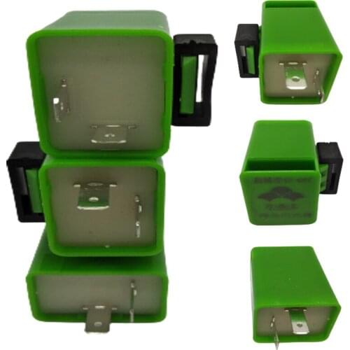 A08 Motorcycle Indicator LED Flasher Relay Resistor 12V 48-64V 2 Pin Blinker Indicator or Honda Kawasaki Yamaha