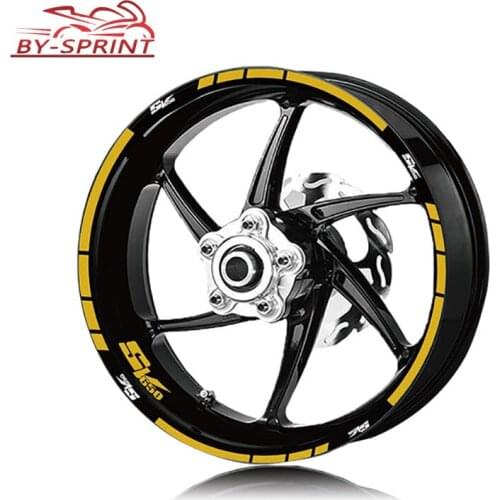 For Suzuki SV650 sv 650 Logo Motorcycle Front Rear Rim Wheel Reflective Sticker Decal Tire Decorative Protection Decal Stickers