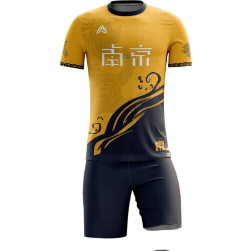 Comfortable City Style design Nanjing Characteristic custom made latest football jersey designs shirts quality sports