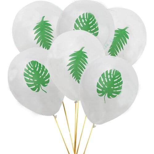 Ynaayu 10pcs/lot Newest Green Latex Balloons Leaf Balloons 10 Inch Wedding Birthday Balloons Decoration Globos Party Ballon