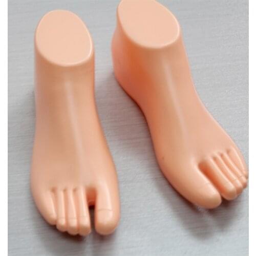 1 Pair Thong Style Female Foot Shoes Mannequin For Foot Sandal Shoe Display Feet Mannequin Random Color Hot Sale