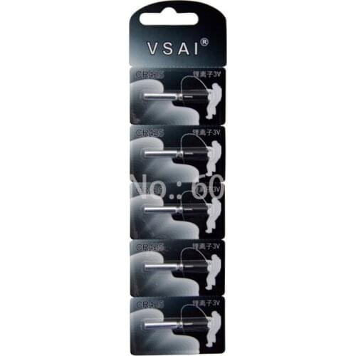 100cards/Lot Super quality CR425 BR425 3V Pin type Lithium Battery CR425 battery